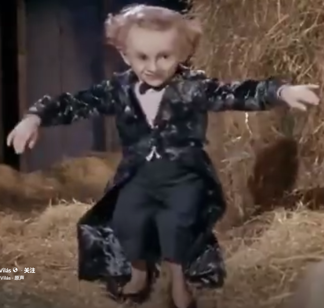 Rumpelstiltskin virtual character costume and movement reference